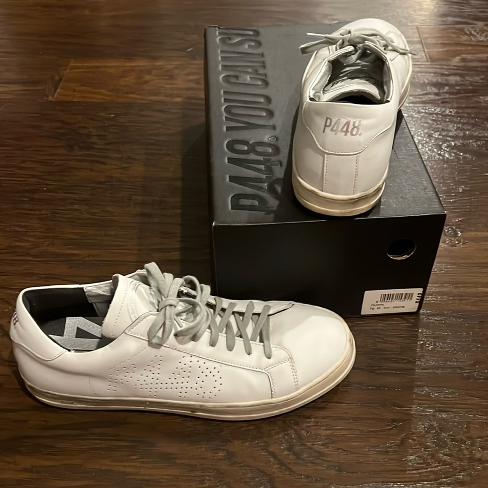 P448 White Sneakers